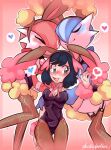  &lt;3 blush bunny_costume clothing costume diamond_(dustedpollen) dustedpollen embarrassed female gallade gardevoir generation_3_pokemon generation_4_pokemon group happy hi_res human laugh male mammal nintendo pearl_(dustedpollen) platie_(dustedpollen) pokemon pokemon_(species) sketch trio video_games 