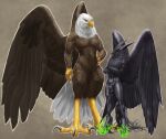  2022 absurd_res accipitrid accipitriform alcander animal_genitalia anthro athletic avian bald_eagle beak big_feet bird bird_feet black_beak black_body black_feathers black_fur black_hair black_scales brown_body brown_feathers corvid corvus_(genus) cosmic_horror crossed_arms dsw7 duo eagle equid equine equine_genitalia equine_sheath feathered_ears feathered_wings feathers feet fiery_eyes fire fur genitals girly green_eyes green_flames hair hand_on_hip hi_res hooves horse horse_sheath horse_tail hyppogryph looking_at_viewer male male/male mammal oscine passerine pentazer raven scales sea_eagle sheath size_difference slim tail_feathers talon_hands talons white_body white_feathers wings yellow_beak yellow_body yellow_eyes yellow_scales 