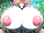  &lt;3 areola big_breasts breast_play breasts duo female first_person_view florges generation_6_pokemon grey_eyes half-closed_eyes huge_breasts humanoid hyper hyper_breasts looking_at_viewer male male/female male_pov motion_lines narrowed_eyes nintendo nipples norio_(pheromosa_times) pink_areola pink_nipples pokemon pokemon_(species) sex titfuck video_games white_body 