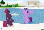  anthro breasts earth_pony equid equine fab3716 female french_text friendship_is_magic genitals group hasbro hi_res horn horse mammal my_little_pony my_little_pony:_the_movie_(2017) nude pinkie_pie_(mlp) pony pussy swimming_pool tempest_shadow_(mlp) text trio twilight_sparkle_(mlp) unicorn winged_unicorn wings 