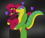  &lt;3 2022 alex_(snek_ad) anthro areola blush bottomwear breast_grab breasts clothing digital_media_(artwork) domestic_cat duo felid feline felis female fingering fingering_partner fur gecko genitals gex_(series) gex_the_gecko green_body green_scales hair hand_in_pants hand_on_breast hand_on_pussy hi_res lizard male male/female mammal musk nipples nude open_mouth red_body red_fur reptile scales scalie sex simple_background smile snek_ad tongue topwear undressing_partner vaginal vaginal_fingering video_games 