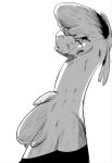  alpaca blood bodily_fluids camelid chest_tuft female feral hi_res hidden_eyes hitsuji mammal meme monochrome paprika_paca_(tfh) solo them&#039;s_fightin&#039;_herds tokyo_ghoul tuft 