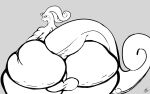  absurd_res ashardy balls generation_6_pokemon genitals girly goodra hi_res male nintendo overweight penis pokemon pokemon_(species) tail thick_thighs video_games 