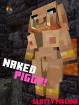  3:4 anthro breasts female genitals joe_unnamed mammal microsoft minecraft mojang nipples piglin pussy solo suina video_games xbox_game_studios 