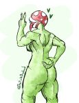  &lt;3 absurd_res behind_view big_butt breasts butt colored colored_sketch curvy_figure digital_media_(artwork) drydude elemental_creature elemental_humanoid female flora_fauna gesture green_body green_skin hand_on_hip hi_res huge_butt humanoid looking_at_viewer looking_back mario_bros muscular muscular_female nintendo nude open_mouth piranha_plant plant plant_humanoid rear_view seductive simple_background sketch smile solo thick_thighs tongue v_sign video_games wide_hips 