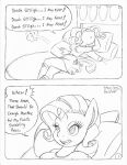 anthro bed circe_(artist) clothed clothed_anthro clothed_female clothing comic dialogue english_text equid equine eyelashes female friendship_is_magic fully_clothed fully_clothed_anthro fully_clothed_female furniture hasbro horn horse mammal my_little_pony mythological_creature mythological_equine mythology pillow pony rarity_(mlp) solo speech_bubble tail text unicorn unicorn_horn