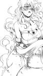  1girl bad_id bad_pixiv_id blush breasts cleavage cloud_hair g-string greyscale hetero kanke_(yonkuma) large_breasts long_hair monochrome nia_teppelin older panties penis pussy_juice sex solo_focus tears tengen_toppa_gurren_lagann thong underwear vaginal 