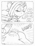 5_fingers anthro butt_slap circe_(artist) comic cutie_mark dialogue duo earth_pony english_text equid equine eyelashes female fingers friendship_is_magic hasbro horn horse mammal massage_table my_little_pony mythological_creature mythological_equine mythology nude nude_anthro nude_female pony rarity_(mlp) ring salon slap sleeping spa spanking speech_bubble suri_polomare_(mlp) text unicorn unicorn_horn whap