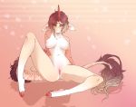  anthro anus ayuukuro breasts cervid female hair looking_at_viewer mammal nipples nude pussy solo spread_legs spreading wide_hips 