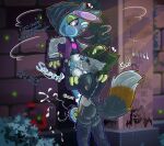 2025 2_toes 4_fingers 5_fingers adult_(lore) against_surface against_wall anthro armwear arthropod balls balls_deep beanie beetle big_balls big_penis blue_body bodily_fluids bottomless breath building butt canid canine clothed clothing crop_top cum cum_in_mouth cum_inside cum_on_ground cum_on_wall dialogue dipstick_tail drake_the_drizzile drizzile duo ejaculation elateroid excessive_cum excessive_genital_fluids feet fellatio fingerless_armwear fingers firefly fox fur generation_1_pokemon generation_8_pokemon gengar genital_fluids genitals graffiti graffiti_on_wall green_hair grey_body grey_fur hair hat headgear headwear heart_symbol hi_res holding_head hoodie hybrid impact_lines insect jacket legwear male male/male mammal markings mutual_masturbation night nintendo open_clothing open_jacket open_mouth open_topwear oral orange_body orange_fur orgasm penetration penile penis plant pokemon pokemon_(species) precum procyonid raccoon rear_view saliva sex shaking shirt shrub signature simultaneous_orgasms size_difference sound_effects spread_legs spreading stand_and_carry_position standing standing_on_another standing_sex stone_wall sucked_silly sweat tail tail_around_penis tail_fetish tail_markings tail_play tail_sex tailjob team_rocket team_skull thigh_highs throbbing throbbing_balls toes topwear trembling vein veiny_balls vinzin_(artist) vinzin_(character) wall_(structure) white_body white_fur x-ray_view
