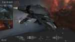  3d absurdres caldari_state_(eve_online) cloud combat_ship_(eve_online) commentary company_logo company_name copyright_logo copyright_name corvette_(eve_online) dated electronic_warfare_ship_(eve_online) english_text eve_online flying glowing highres ibis_(eve_online) kaalakiota_corporation_(eve_online) logo maya_(medium) military_vehicle multiple_views nebula official_art outdoors radio_antenna realistic science_fiction space spacecraft star_(sky) starry_sky_background thrusters vehicle_focus vehicle_name ymir_jonsson 