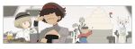  1other 2boys 37_(reverse:1999) 4girls :o ancient_greek_clothes apple apple_(reverse:1999) arm_up black_boots black_coat black_gloves black_sclera black_shorts blonde_hair blue_dress blue_eyes blue_hair boots breasts brown_hat cleavage cleavage_cutout closed_eyes clothing_cutout coat colored_sclera colored_tips cup daku_k dress ezra_theodore food fruit gloves gold_choker greco-roman_clothes grey_dress grey_hair hand_on_own_chin hand_on_own_head hands_up hat head_rest heterochromia highres holding holding_spoon humanoid_robot ice_cream indoors jacket joints looking_at_another looking_back lucy_(reverse:1999) medicine_pocket mesmer_jr. metal_hair metal_skin mismatched_sclera multicolored_hair multiple_boys multiple_girls mushroom newsboy_cap oversized_food oversized_object pants red_jacket regulus_(reverse:1999) reverse:1999 robot robot_girl robot_joints shirt short_hair shorts spoon sweat toga white_coat white_hair white_pants white_shirt x_(reverse:1999) yellow_eyes 