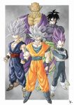  abs antennae armor black_eyes black_hair boots broly_(dragon_ball_super) colored_skin dougi dragon_ball dragon_ball_super dragon_ball_super_broly dragon_ball_super_super_hero dragon_ball_z father_and_son gloves gohan_beast highres kakeru_(dbskakeru) looking_at_viewer male_focus multiple_boys muscular muscular_male official_style orange_piccolo orange_skin pectorals piccolo saiyan_armor scar short_hair simple_background son_gohan son_goku spiked_hair spoilers ultra_ego ultra_instinct vegeta white_gloves wristband 