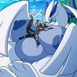  &lt;3 1:1 anthro areola areola_slip beach belly belly_overhang big_areola big_breasts blue_body blue_lips blush bouncing_breasts breast_grab breast_play breasts cuddling duo embrace exposed_breasts eyes_closed fan_character female from_front_position generation_2_pokemon hand_on_breast hi_res hindpaw hug huge_areola huge_breasts huge_hips huge_thighs legendary_pokemon lips looking_down looking_pleasured love lugia macro male male/female mature_female micro micro_on_macro mommy_kink montgomery_glands mother motion_lines multicolored_body nintendo nude on_breasts overweight overweight_female parent paws pinup pokemon pokemon_(species) pose pudgy_belly pyc-art raised_tail seaside sexy_eyes size_difference size_play smile thick_lips thick_thighs two_tone_body video_games white_body wide_hips wobble wobbling 