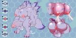  2021 abs anthro anus areola balls bandai_namco biceps big_muscles big_pecs big_penis biped blush bodily_fluids butt canid canine claws colored digimon digimon_(species) digital_drawing_(artwork) digital_media_(artwork) digitigrade ear_piercing elbow_tuft english_text feet finger_claws fingers flushed foreskin fur genitals hair half-erect hi_res himbo hindpaw humanoid_genitalia humanoid_penis lactating male male_lactation mammal merong milk model_sheet moobs muscular muscular_anthro muscular_male nipples nude paws pecs penis piercing projectile_lactation purple_claws scar shaded signature simple_background smile solo standing text toe_claws toes vein veiny_penis video_games were werecanid werecanine weregarurumon werewolf white_body yellow_eyes yellow_sclera 