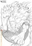  2020 5_fingers 5_toes abs anthro bare_chest bared_teeth barefoot biped bottomwear canid canine canis capcom claws clothed clothing darkstalkers digital_drawing_(artwork) digital_media_(artwork) digitigrade english_text eyes_closed fangs feet finger_claws fingers foot_focus fur grin hair helmeet_el_gato hi_res jon_talbain male mammal monochrome mouth_closed muscular muscular_anthro muscular_male pants pants_only patreon patreon_logo patreon_username pawpads paws pecs signature simple_background sketch smile soles solo teeth text toe_claws toes topless torn_clothing tuft video_games were werecanid werecanine werewolf white_background white_body wolf 