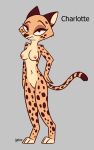  anthro barkyeet barkyeet_(character) breasts brown_body brown_fur cheetah felid feline female fur genitals hi_res mammal nipples pussy simple_background solo 
