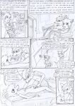  anthro bed black_and_white bottomwear breasts canid canine chair clothing comic computer dasyuromorph desk dialogue door duncan_(kitfox_crimson) duo english_text failed_attempt female furniture genitals grabbing_sheets hand_holding hand_on_breast hand_on_neck kangaroo kitfox-crimson macropod male male/female mammal marsupial monochrome nipples novus_(kitfox-crimson) nude pain painful_penetration pants penis penis_grab pillow pockets romantic romantic_couple romantic_sex rumour_(kitfox-krimson) sex shirt sitting sketch sofa table text thylacine topwear watching_tv 