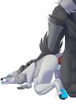  2022 4_toes absurd_res all_fours alpha_channel anthro anthro_on_anthro anthro_penetrated anthro_penetrating anthro_penetrating_anthro anus blue_eyes blue_pawpads blue_tongue bodily_fluids canid canine cum cum_drip cum_from_pussy cum_in_pussy cum_inside cum_on_leg cum_string doggystyle dripping duo feet female female_penetrated from_behind_position fur fur_markings genital_fluids genitals grey_body grey_fur hand_on_back hi_res jay_(zenrii) kneeling looking_at_another looking_at_partner looking_back looking_back_at_partner male male/female male_penetrating male_penetrating_female mammal markings narrowed_eyes pawpads paws penetration penile penile_penetration penis penis_in_pussy red_penis sex signature simple_background tail_grab teeth toes tongue tongue_out transparent_background vaginal vaginal_penetration white_body white_fur zenrii 