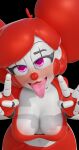  135:256 4k absurd_res adri164 ahegao big_breasts blush bodily_fluids breasts circus_baby_(fnaf) clown_nose dripping female five_nights_at_freddy&#039;s flushed hair hi_res looking_pleasured male male/female purple_eyes red_hair saliva saliva_drip saliva_on_tongue scottgames selfie video_games white_body wide_hips 