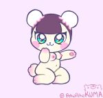  animal_crossing anthro breasts cute_expression cute_eyes female mammal navel nintendo nipples nude paws pekoe_(animal_crossing) pekopekokuma sitting size_difference slightly_chubby smaller_female snout solo ursid video_games 