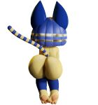  animal_crossing animated ankha_(animal_crossing) anthro anus butt female genitals loop low_res marrubi_(artist) nintendo presenting presenting_hindquarters pussy shaking_butt solo swaying tail_motion tailwag video_games 