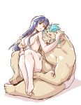  anthro barefoot black_hair blue_hair blush breasts briefs briefs_only brown_eyes clothed clothing feet female hair human licking long_hair male male/female mammal musclegut nude shadow simple_background suid suina sus_(pig) takagi_kyou tighty_whities tongue tongue_out topless touching_head tusks underwear underwear_only white_background white_briefs white_clothing white_underwear wild_boar 