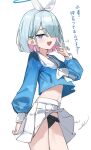  1girl arona_(blue_archive) blue_archive gmatogachi highres solo translation_request 