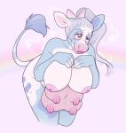  &lt;3 &lt;3_eyes absurd_res accessory anthro beefparty bent_over big_breasts bimbo_anthro bimbo_lip bimbofication bimbofied blue_body blue_fur blue_spots blush bovid bovine bow_ribbon breasts cattle cute_expression cute_eyes exposed_breasts female female_focus feminine_pose fur girly hair hair_accessory hair_bow hair_ribbon hand_on_breast hanging_breasts hi_res hypnosis hypnotic_eyes lidded_eyes mammal mature_female mind_control nipples nude pastel pink_body pink_nipples pink_skin pink_udders ponytail ribbons simple_background smile solo spots submissive submissive_anthro submissive_female tail_tuft teats toony_expression toony_eyes tuft udder_breasts udders wide_hips 