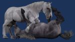  16:9 3d_(artwork) 4k 69_position digital_media_(artwork) duo equine feral feral_on_feral hi_res horse male mammal oral sex trioami260 