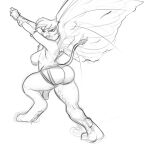  2015 anthro anthrofied avian beak black_and_white breasts butt dildo exwolf85 feathered_wings feathers friendship_is_magic gilda_(mlp) gryphon hasbro hi_res monochrome my_little_pony mythological_avian mythology sex_toy solo strapon tail_tuft tuft wings 