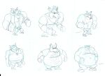  anthro belly big_belly biped brok_the_investigator clothing concept_art cowcatgames ear_piercing ear_ring male mammal murid murine muscular muscular_male official_art overweight overweight_male piercing rat ring_piercing rodent shirt simple_background tattoo topwear video_games 