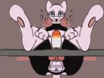  &lt;3 anthro bent_legs cute_expression cute_eyes generation_8_pokemon hi_res knot latex_clothing legendary_pokemon male masturbation mew nintendo nipples penetrable_sex_toy pokemon pokemon_(species) scorbunny sex_toy shaded simple_background simple_coloring simple_shading smile solo spread_legs spreading video_games 