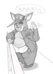  anthro belly belt beverage_(artist) bodily_fluids boston_terrier canid canine canis chubby_anthro chubby_belly chubby_cheeks chubby_male clothed clothing coat dialogue domestic_dog english_text fanning fanning_self hanging_belly heat_(temperature) hi_res hunting_dog iggy_(jjba) jacket jojo&#039;s_bizarre_adventure jotaro&#039;s_hat leaning_on_railing looking_at_viewer male mammal molosser open_clothing open_coat open_jacket open_topwear overhang overhanging_belly overweight overweight_anthro overweight_male shirt_too_small short_anthro small_molosser solo stubborn sweat sweaty_belly sweaty_face talking_to_viewer terrier text topwear toy_dog wardrobe_malfunction 