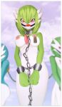  2022 anthro areola ball_gag bdsm big_breasts blurred_character blush bodily_fluids bondage bound breasts chain chain_leash chained cloudscape collar cuff_(restraint) digital_drawing_(artwork) digital_media_(artwork) exposed_breasts female gag gagged gardevoir generation_3_pokemon genitals green_body green_hair group hair hi_res label leash leashed_together looking_at_viewer metal_collar metal_cuffs multicolored_body nintendo nipple_piercing nipples piercing pink_areola pink_nipples pink_pussy pok&eacute;ball_gag pokeball pokemon pokemon_(species) pussy red_eyes restrained restraints saliva shackles sky slave slave_auction slave_collar small_breasts solo text two_tone_body video_games vntn white_body 
