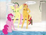  anthro bikini breasts butt clothing earth_pony equestria_girls equid equine fab3716 female female/female fluttershy_(mlp) friendship_is_magic group hasbro hi_res horn horse mammal my_little_pony pegasus pinkie_pie_(mlp) pony pool_(disambiguation) sunset_shimmer_(eg) swimwear trio unicorn wings 