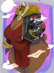  alpaca anthro big_breasts breasts breastwizard camelid clothed clothing digital_media_(artwork) erect_nipples female hair hi_res huge_breasts mammal nipple_outline nipples skimpy smile solo thick_thighs wide_hips 