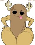  animal_humanoid bound cartoon_network ceegee cervid cervid_humanoid collaboration female habbodude hand_on_butt hi_res humanoid legs_tied legs_together looking_at_viewer mammal mammal_humanoid penny_fitzgerald solo the_amazing_world_of_gumball thick_thighs tongue tongue_out 