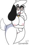  absurd_res anthro canid canine canis doki_(character) domestic_dog farbi female female/female hi_res humanoid mammal solo 