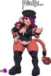  alpha_channel animated anthro black_leather black_leather_jacket breasts buttplug clothed clothing digital_media_(artwork) female fur hair haplorhine hat headgear headwear legwear long_hair low_res macaron_(caramel-kitteh) mammal monkey pixel_(artwork) pixel_animation plug_(sex_toy) primate purple_hair sex_toy short_playtime simple_background solo teasing text transparent_background tsunamidusher video_games 