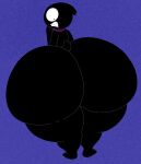  absurd_res ambiguous_gender anthro big_butt black_body black_eyes bottom_heavy butt chiropteran cyandrive98 hi_res huge_butt huge_thighs hyper hyper_butt hyper_hips hyper_thighs looking_back mammal nude ruby_gloom_(series) scaredy_bat solo thick_thighs wide_eyed wide_hips 