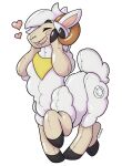  animate_inanimate bovid caprine eyes_closed hi_res hooves horn inflatable living_inflatable mammal sheep smile symrea taur white_body 