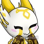  angel baby dragon emoji emote horn invalid_tag low_res smile white young 