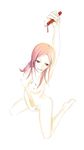 :q arm_up armpits artist_request barefoot breasts candle charlotte_(pandora_hearts) kneeling long_hair masturbation medium_breasts naughty_face nipples no_pussy nude pandora_hearts pink_hair red_eyes solo spread_legs tongue tongue_out wax 