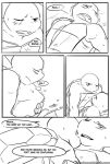  anal bed comic cum leonardo_(tmnt) male male/male raphael_(tmnt) reptile scalie sex sneefee teenage_mutant_ninja_turtles text turtle 