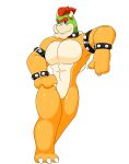  absurd_res anthro bowser hair hi_res humanoid male male/male mario_bros nintendo red_hair solo stanny_rico video_games 