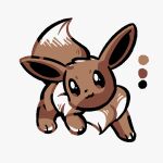  1:1 3_toes advos ambiguous_gender brown_body brown_fur canid canine digital_media_(artwork) eevee feet feral fur generation_1_pokemon hi_res mammal nintendo pokemon pokemon_(species) simple_background solo tan_body tan_fur toes video_games white_background 