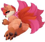  alpha_channel animal_genitalia animal_pussy brown_body butt canine_pussy deerrobin female feral generation_1_pokemon genitals hi_res looking_at_viewer nintendo pawpads paws pokemon pokemon_(species) pussy simple_background solo transparent_background video_games vulpix 