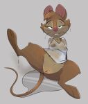 2022 anthro bedroom_eyes blue_eyes breasts brown_body brown_fur brown_nipples clothing don_bluth female front_view full-length_portrait fur genitals hi_res honeymono looking_at_viewer mammal mouse mrs._brisby multi_nipple murid murine narrowed_eyes nipples one_leg_up portrait presenting presenting_pussy pussy raised_leg rodent seductive shirt solo the_secret_of_nimh topwear translucent translucent_clothing translucent_shirt translucent_topwear wet wet_clothing wet_shirt wet_topwear whiskers 