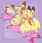  female feral generation_1_pokemon group group_sex hi_res male male/female nintendo pikachu pixelyteskunk pokemon pokemon_(species) reiholy reimachu sex sparkles threesome trio video_games 